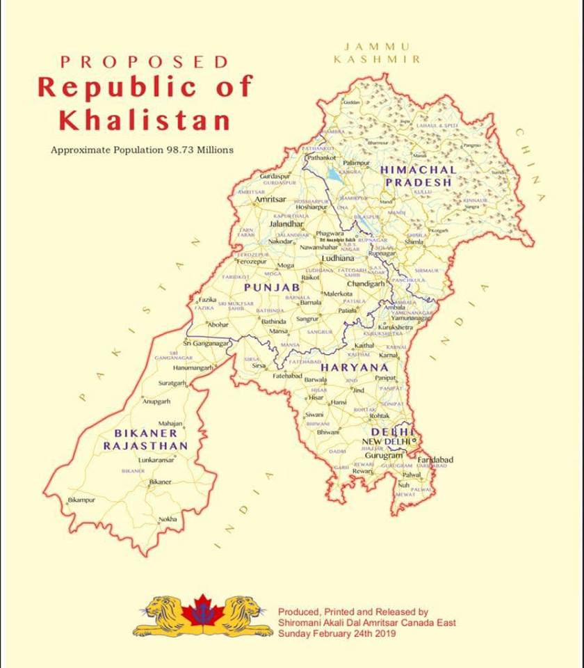 Khalistan map2 Khalistan map2